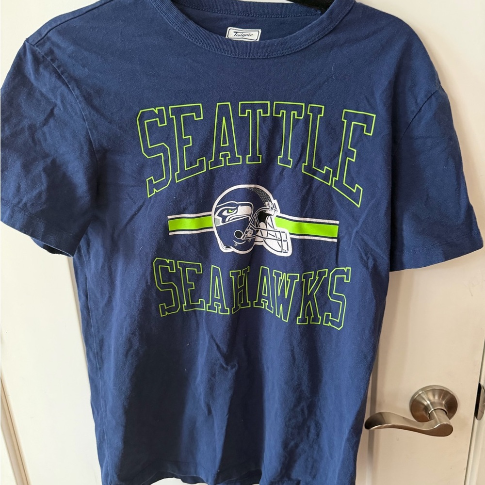 Hollister Blue Seattle Seahawks Tee